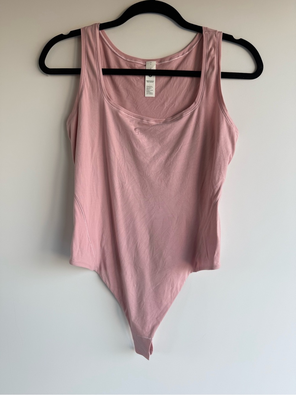 Lululemon Wundermost Ultra-Soft Nulu Square-Neck Sleeveless Bodysuit Size Large